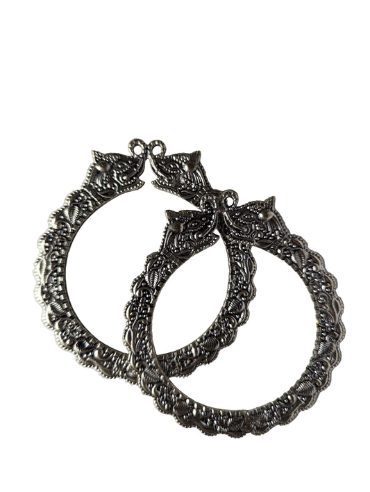 Oxidized Hathimukh Kada